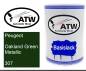 Preview: Peugeot, Oakland Green Metallic, 307: 500ml Lackdose, von ATW Autoteile West.